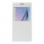 Funda tipo libro con ventana Samsung Galaxy S6 G920 blanca