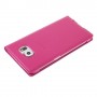 Funda tipo libro con ventana Samsung Galaxy S6 G920 rosa fucsia