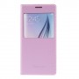 Funda tipo libro con ventana Samsung Galaxy S6 G920 rosa