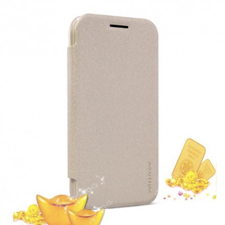 Funda tipo libro Samsung Galaxy J1 oro
