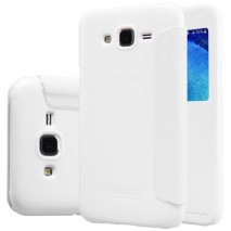 Funda tipo libro con ventana Samsung Galaxy J5/J500 blanca