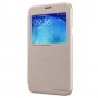 Funda tipo libro con ventana Samsung Galaxy J5/J500 oro
