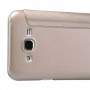 Funda tipo libro con ventana Samsung Galaxy J5/J500 oro
