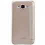 Funda tipo libro con ventana Samsung Galaxy J5/J500 oro