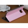 Funda Tipo libro con ventana Samsung Galaxy S6 edge plus rosa