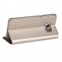 Funda Tipo libro con ventana Samsung Galaxy S6 edge plus oro