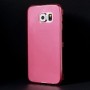 Funda tpu tipo libro Samsung Galaxy S6  G920 rojo transparente