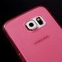 Funda tpu tipo libro Samsung Galaxy S6  G920 rojo transparente