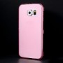 Funda tpu tipo libro Samsung Galaxy S6  G920 rosa transparente