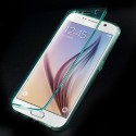 Funda tpu tipo libro Samsung Galaxy S6  G920 azul transparente