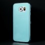 Funda tpu tipo libro Samsung Galaxy S6  G920 azul claro transparente