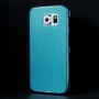 Funda tpu tipo libro Samsung Galaxy S6  G920 azul oscuro transparente