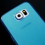 Funda tpu tipo libro Samsung Galaxy S6  G920 azul oscuro transparente