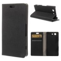 Funda tipo libro Sony Xperia Z3 Compact D5803 negra