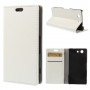 Funda tipo libro Sony Xperia Z3 Compact D5803 blanca