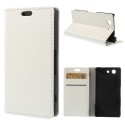 Funda tipo libro Sony Xperia Z3 Compact D5803 blanca