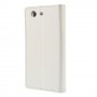 Funda tipo libro Sony Xperia Z3 Compact D5803 blanca