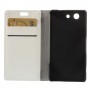 Funda tipo libro Sony Xperia Z3 Compact D5803 blanca