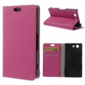 Funda tipo libro Sony Xperia Z3 Compact D5803 rosa