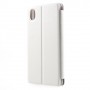 Funda tipo libro Sony Xperia M4 aqua blanca