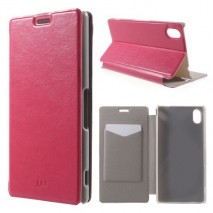Funda tipo libro Sony Xperia M4 aqua rosa