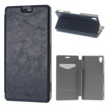 Funda tipo libro Sony Xperia Z4 azul oscuro