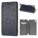 Funda tipo libro Sony Xperia Z4 azul oscuro