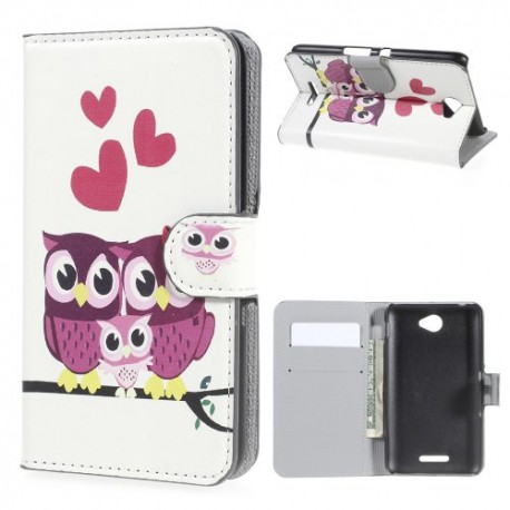 Funda Tipo Libro Sony Xperia E4 E2105 buho