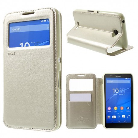 Funda Tipo Libro Sony Xperia E4 E2105 champan