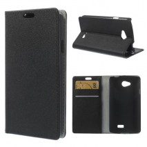 Funda tipo libro LG F60 D390N negra