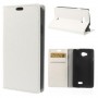 Funda tipo libro LG F60 D390N blanca