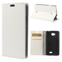 Funda tipo libro LG F60 D390N blanca