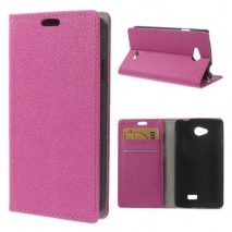 Funda tipo libro LG F60 D390N rosa