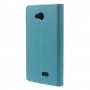 Funda tipo libro LG F60 D390N azul claro