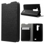 Funda tipo libro LG L Fino D295 dual sim negra