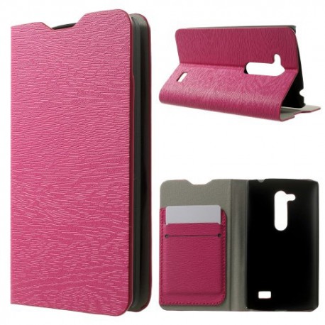 Funda tipo libro LG L Fino D295 dual sim rosa