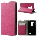 Funda tipo libro LG L Fino D295 dual sim rosa