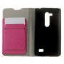 Funda tipo libro LG L Fino D295 dual sim rosa