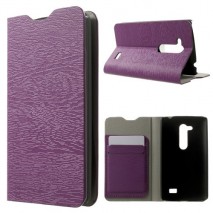 Funda tipo libro LG L Fino D295 dual sim purpura