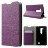 Funda tipo libro LG L Fino D295 dual sim purpura
