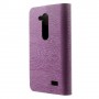 Funda tipo libro LG L Fino D295 dual sim purpura