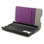 Funda tipo libro LG L Fino D295 dual sim purpura