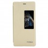Funda tipo libro con ventana Huawei P8 oro