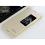 Funda tipo libro con ventana Huawei P8 oro