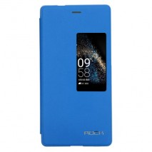Funda tipo libro con ventana Huawei P8 azul