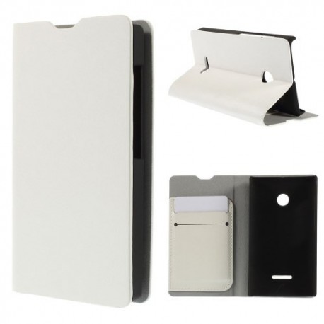 Funda Tipo Libro Microsoft Lumia 435 blanca