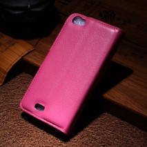 Funda Tipo Libro Wiko Lenny rosa