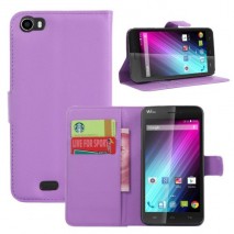 Funda Tipo Libro Wiko Lenny purpura