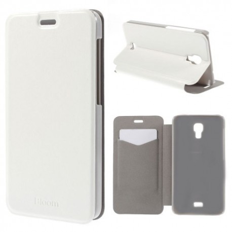 Funda Tipo Libro Wiko Bloom blanca