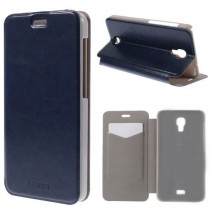 Funda Tipo Libro Wiko Bloom azul oscuro